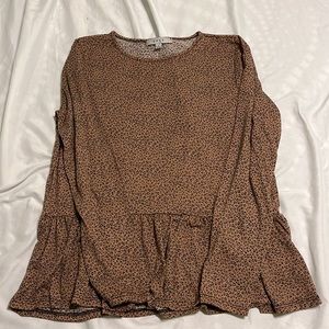 Long sleeve,  flarebottom